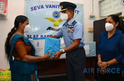 Seva Vanitha Unit OF KATUNAYAKE MAKES DONATION TO SRI LANKA WELFARE SOCIETY OF THE BLIND, SEEDUWA